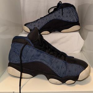 Nike Air Jordan Blue and Black Sneakers
